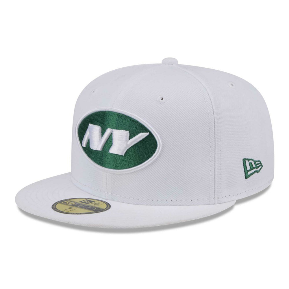 New York Jets New Era Omaha 59FIFTY Fitted Hat White