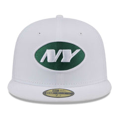 New York Jets New Era Omaha 59FIFTY Fitted Hat White