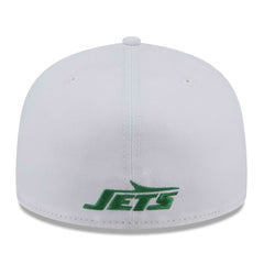 New York Jets New Era Wordmark Omaha 59FIFTY Fitted Hat White
