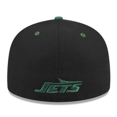 New York Jets New Era Flipside 2Tone 59FIFTY Fitted Hat Black/Green