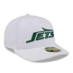 New York Jets New Era Wordmark Omaha Low Profile 59FIFTY Fitted Hat White