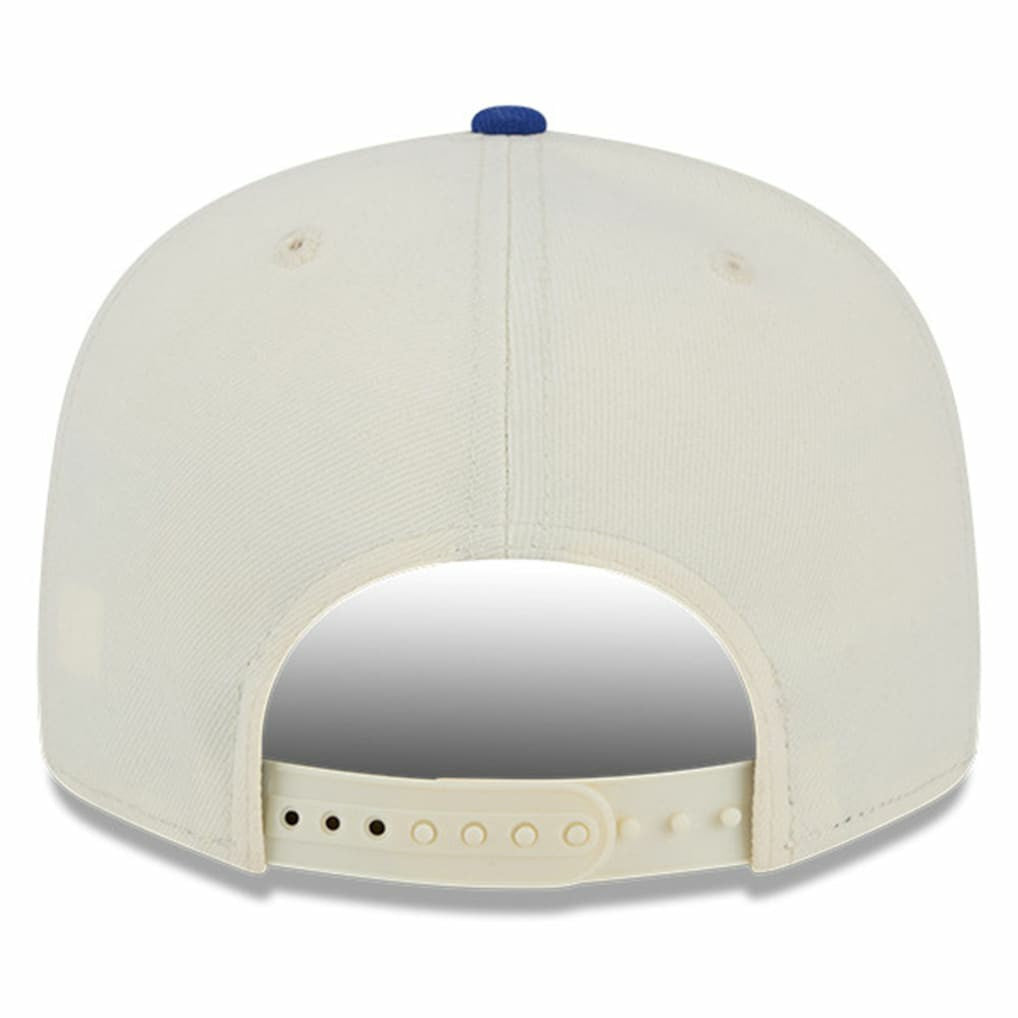 New York Giants New Era 100th Season Two-Tone 9FIFTY Snapback Hat Cream/Royal