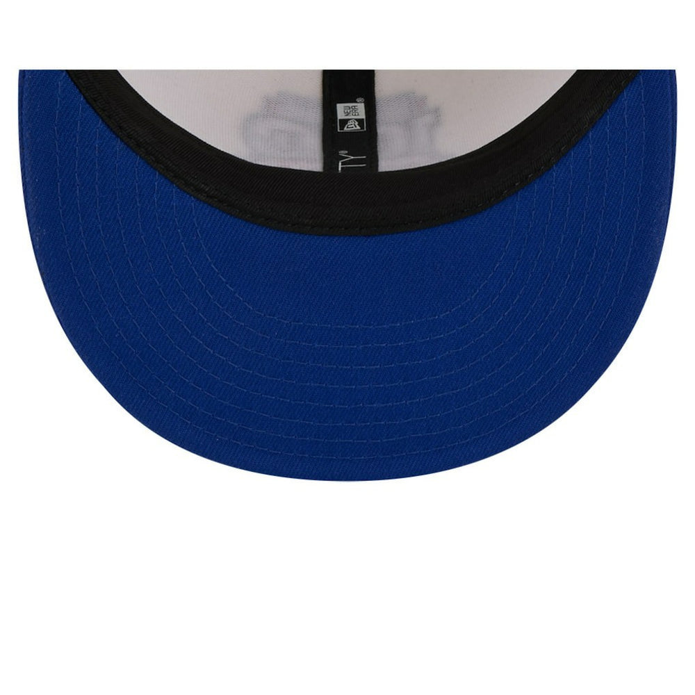 New York Giants New Era 100th Season Two-Tone 9FIFTY Snapback Hat Cream/Royal