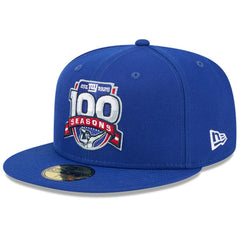 New York Giants New Era 100th Season 59FIFTY Fitted Hat Royal