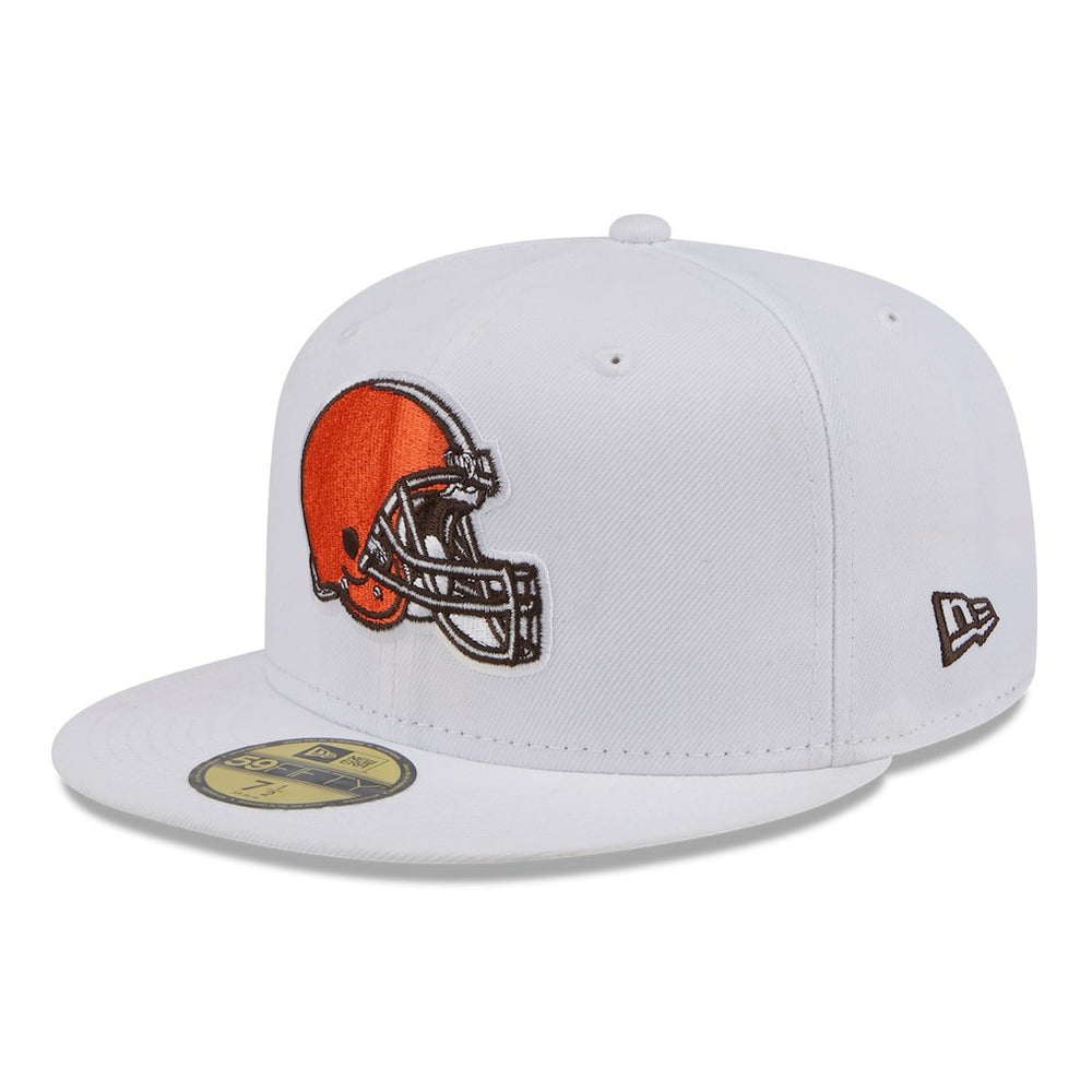 Cleveland Browns New Era Omaha 59FIFTY Fitted Hat White