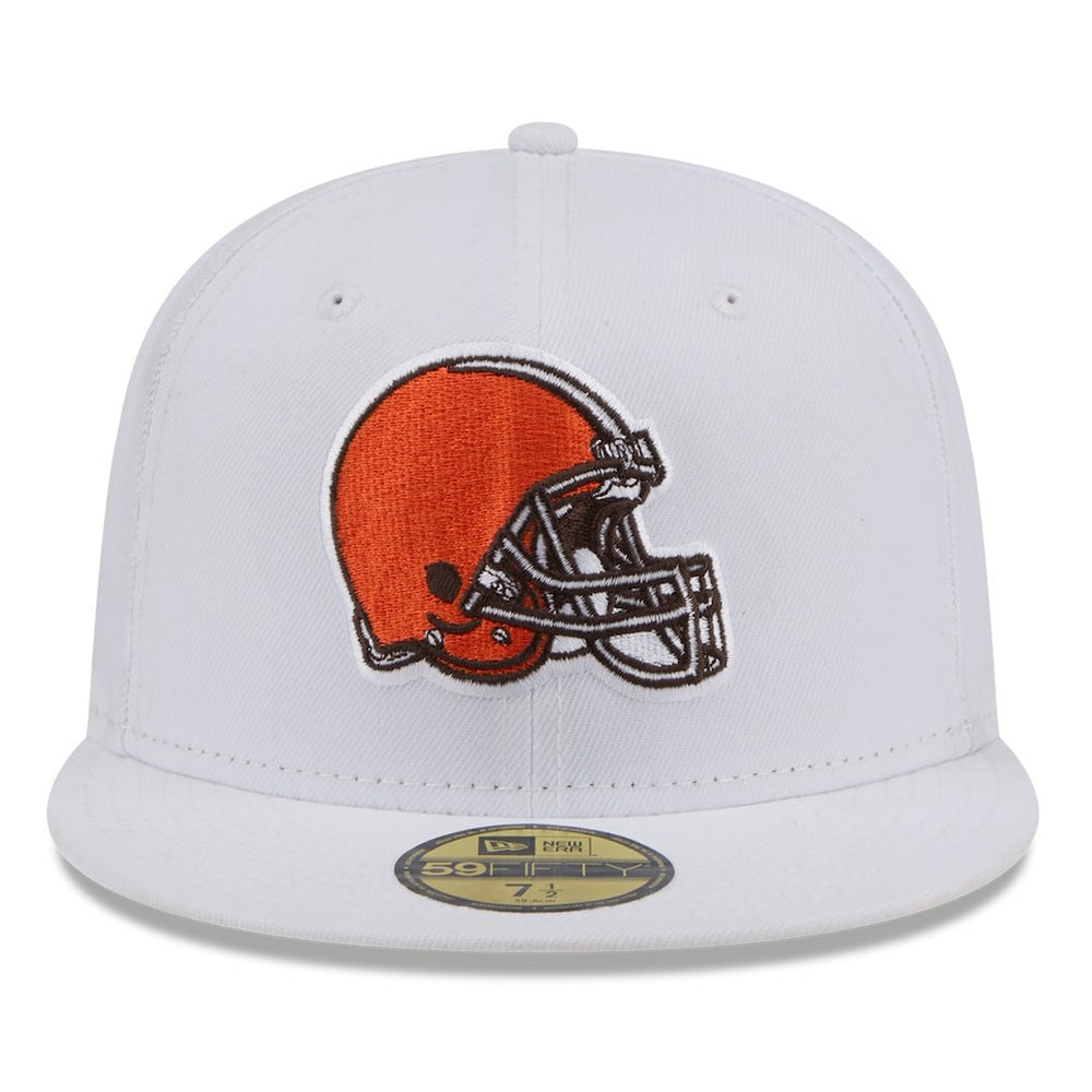 Cleveland Browns New Era Omaha 59FIFTY Fitted Hat White