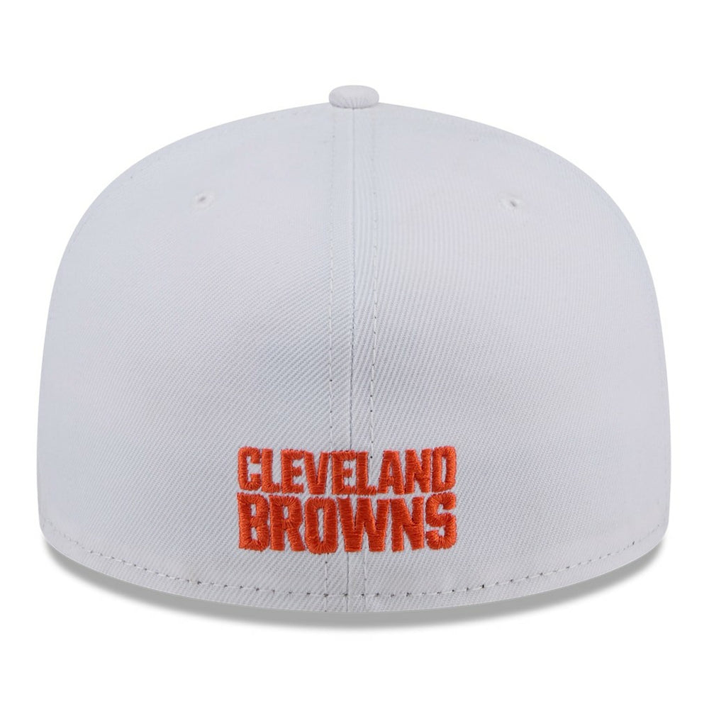 Cleveland Browns New Era Omaha 59FIFTY Fitted Hat White