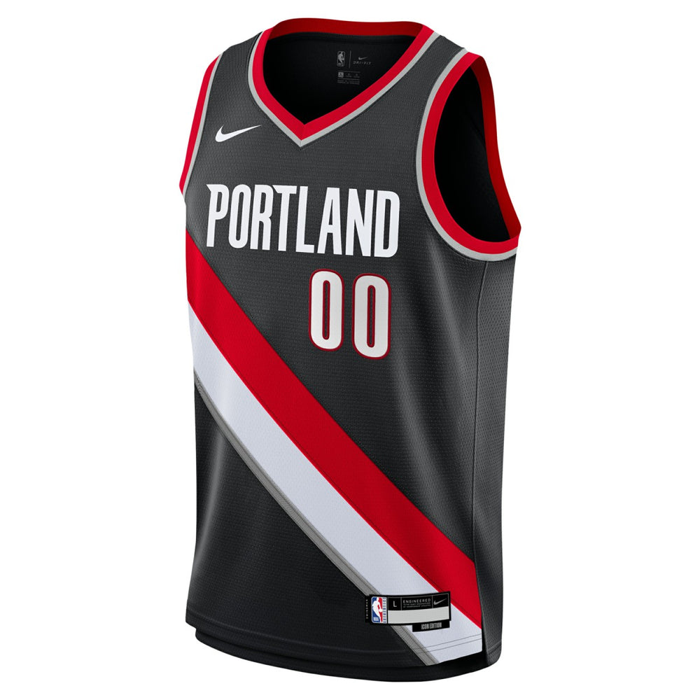 Scoot Henderson Portland Trail Blazers Youth Swingman Jersey Icon Edition Black