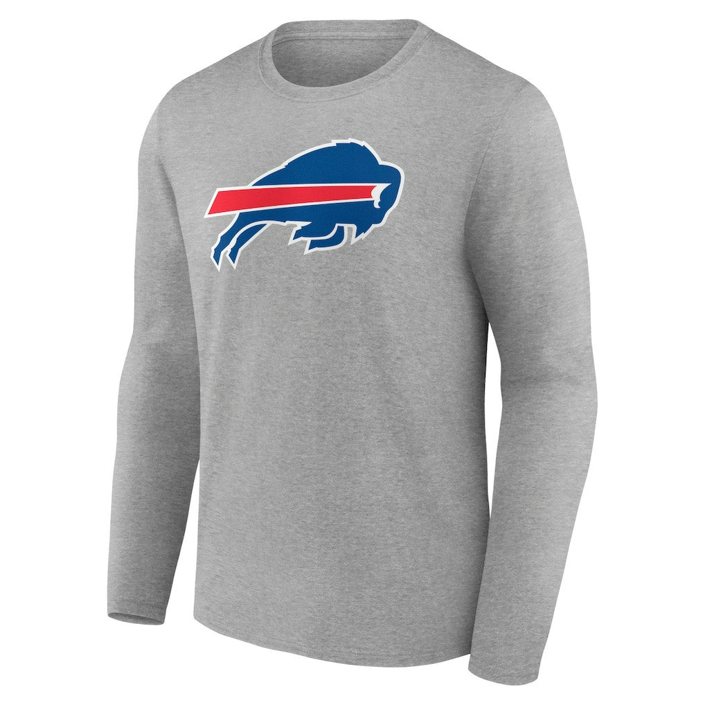 Josh Allen Buffalo Bills Icon Player Name & Number Long Sleeve T-Shirt Gray