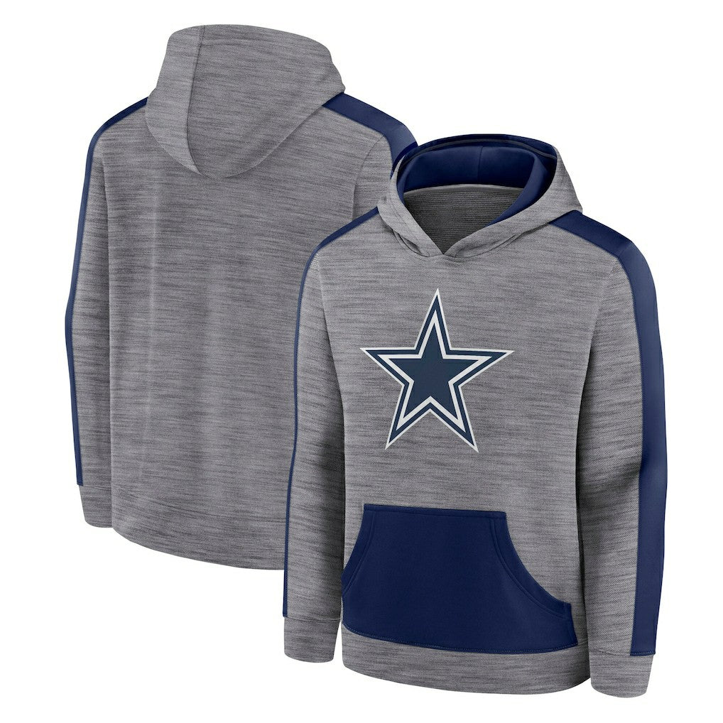 Dallas Cowboys Deliver Pullover Hoodie Heather Gray