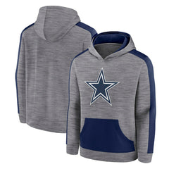 Dallas Cowboys Deliver Pullover Hoodie Heather Gray