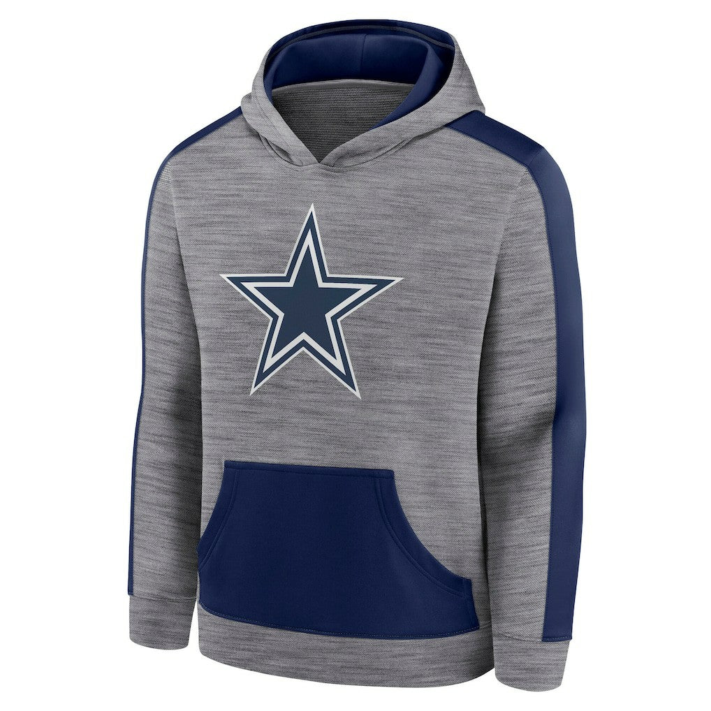 Dallas Cowboys Deliver Pullover Hoodie Heather Gray