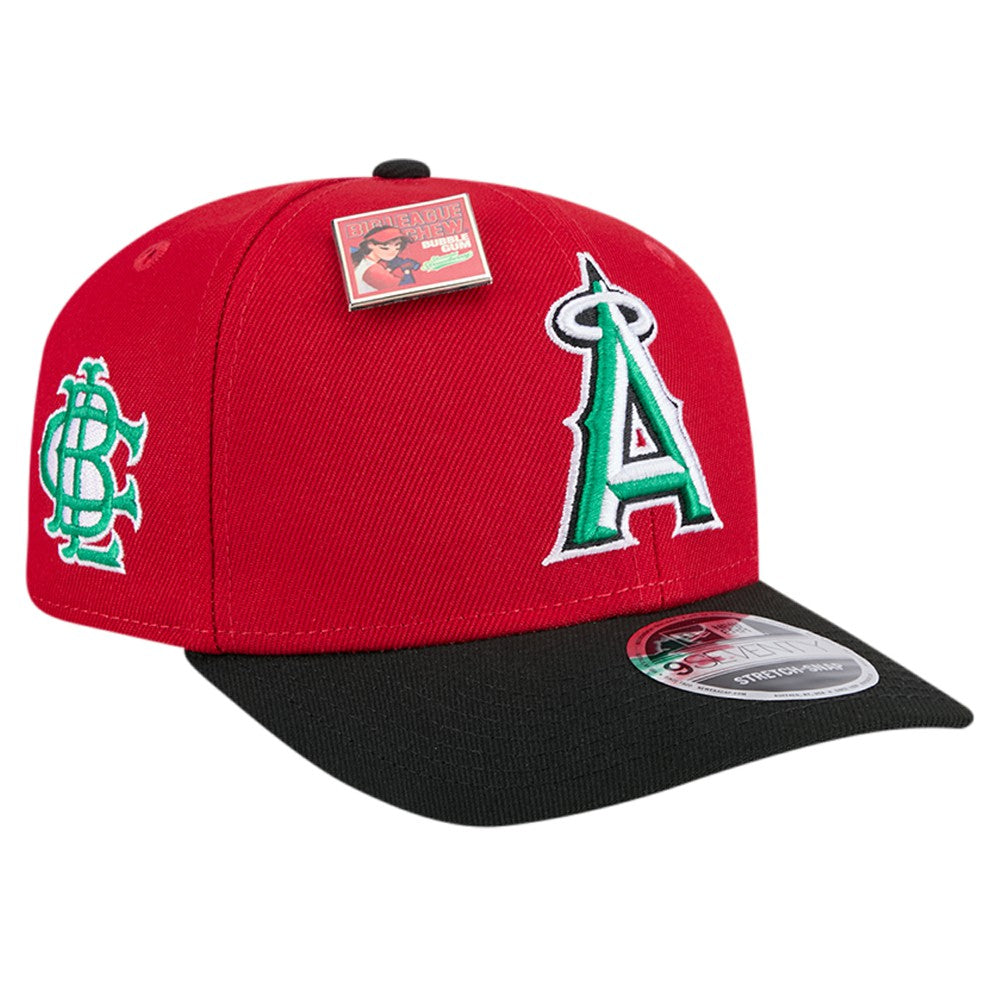 Los Angeles Angels New Era 2024 Big League Chew Flavor Pack 9SEVENTY Adjustable Hat - Red/Black Hats