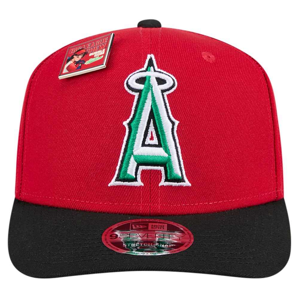 Los Angeles Angels New Era 2024 Big League Chew Flavor Pack 9SEVENTY Adjustable Hat - Red/Black Hats