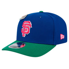 San Francisco Giants New Era 2024 Big League Chew Flavor Pack 9SEVENTY Adjustable Hat - Royal/Green Hats