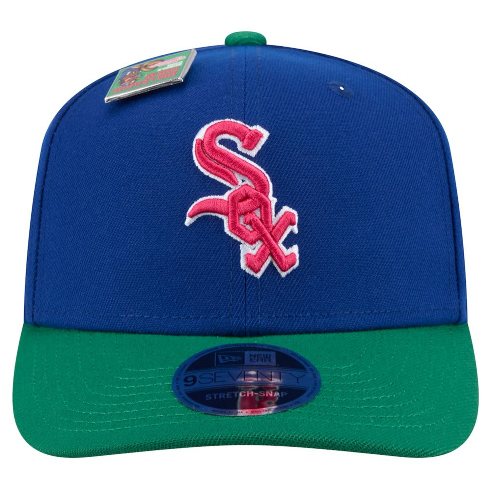 Chicago White Sox New Era 2024 Big League Chew Flavor Pack 9SEVENTY Adjustable Hat - Royal/Green Hats
