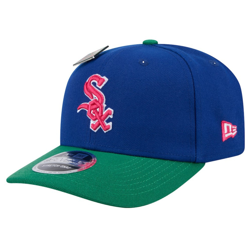 Chicago White Sox New Era 2024 Big League Chew Flavor Pack 9SEVENTY Adjustable Hat - Royal/Green Hats