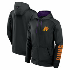 Phoenix Suns Baller Defender Performance Full-Zip Hoodie Black