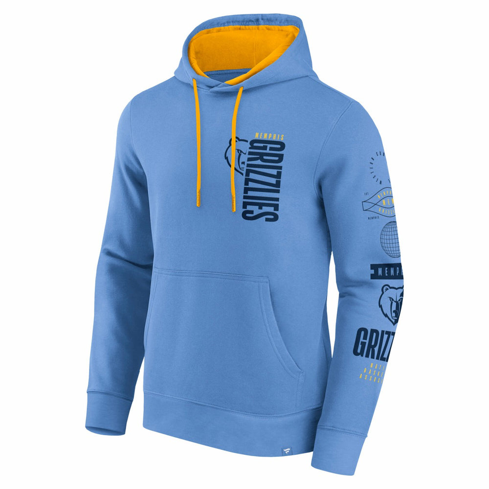 Memphis Grizzlies Game Time Crossover Pullover Hoodie Blue