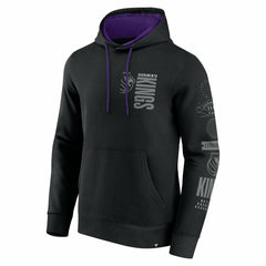 Sacramento Kings Game Time Crossover Pullover Hoodie Black