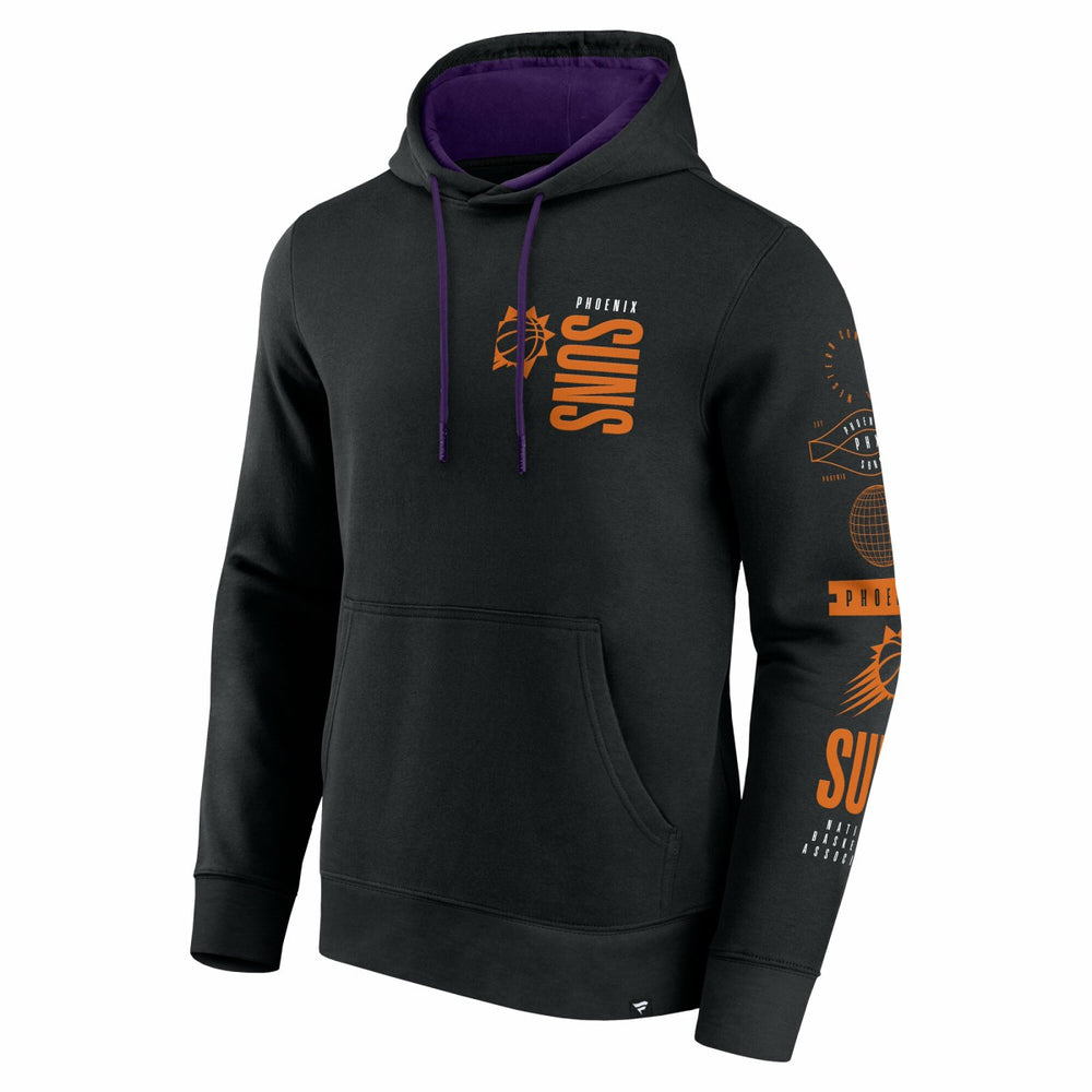 Phoenix Suns Game Time Crossover Pullover Hoodie Black