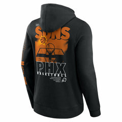 Phoenix Suns Game Time Crossover Pullover Hoodie Black
