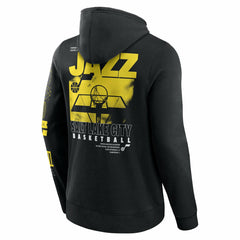 Utah Jazz Game Time Crossover Pullover Hoodie Black