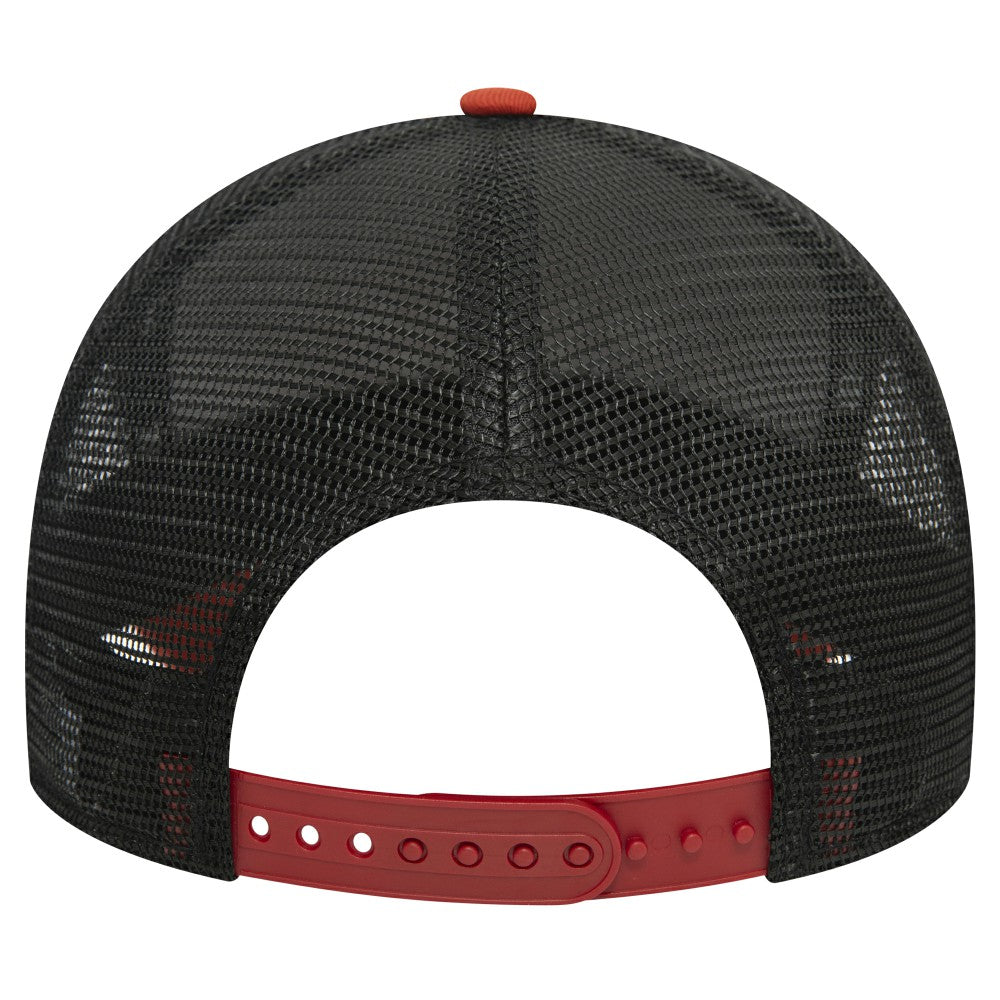 AC Milan New Era 9FORTY A-Frame Trucker Adjustable Hat Brown