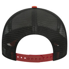 AC Milan New Era 9FORTY A-Frame Trucker Adjustable Hat Brown