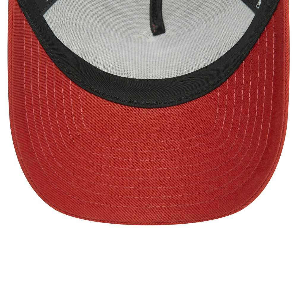 AC Milan New Era 9FORTY A-Frame Trucker Adjustable Hat Brown