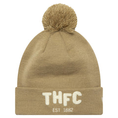 Tottenham Hotspur New Era Boucle Cuffed Knit Hat with Pom Tan