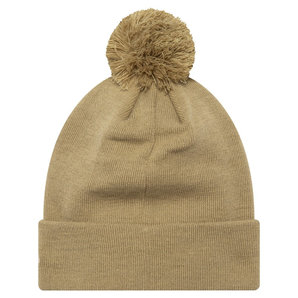 Tottenham Hotspur New Era Boucle Cuffed Knit Hat with Pom Tan