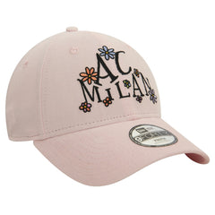 AC Milan New Era Youth Needle Corduroy 9FORTY Adjustable Hat Light Pink