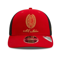 AC Milan New Era Heritage Gold Original Fit 9FIFTY Stretch-Snap Hat Red sale