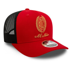 AC Milan New Era Heritage Gold Original Fit 9FIFTY Stretch-Snap Hat Red sale