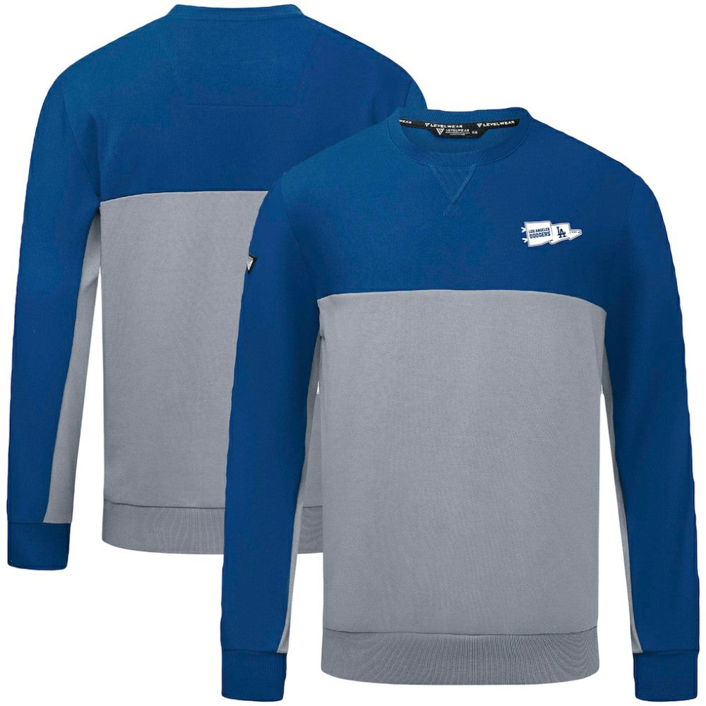 Los Angeles Dodgers Levelwear  Legacy Rafters Pullover Sweatshirt - Royal Pullover
