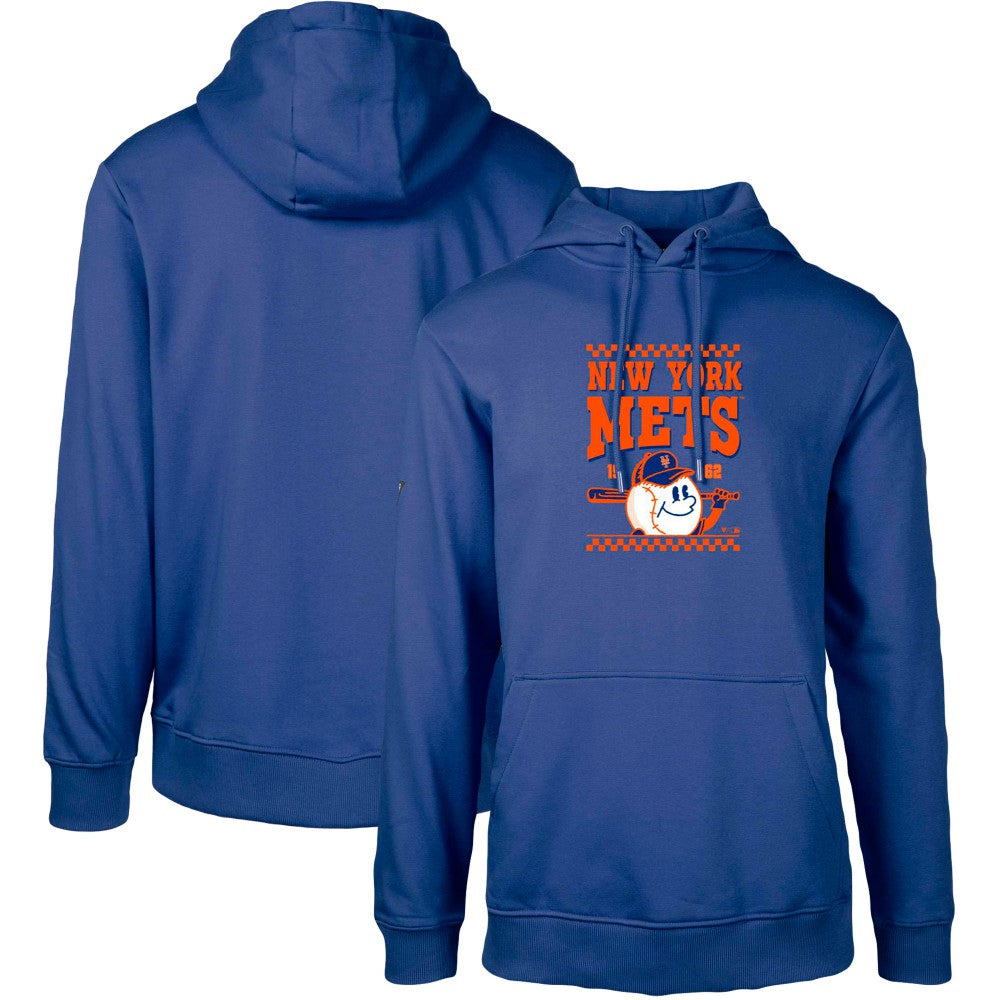 New York Mets Levelwear  Podium Inaugural Pullover Hoodie - Royal Hoodies