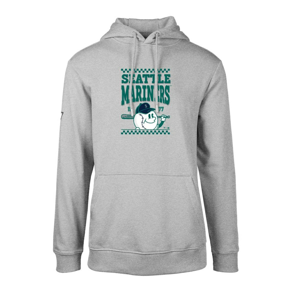 Seattle Mariners Levelwear  Podium Inaugural Pullover Hoodie - Gray Hoodies