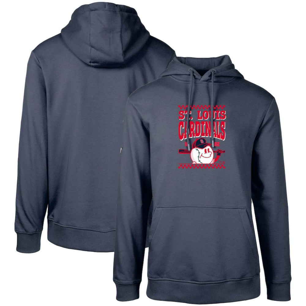 St. Louis Cardinals Levelwear  Podium Inaugural Pullover Hoodie - Navy Hoodies