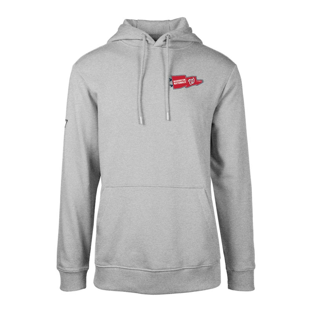 Washington Nationals Levelwear  Podium Rafters Pullover Hoodie - Gray Hoodies