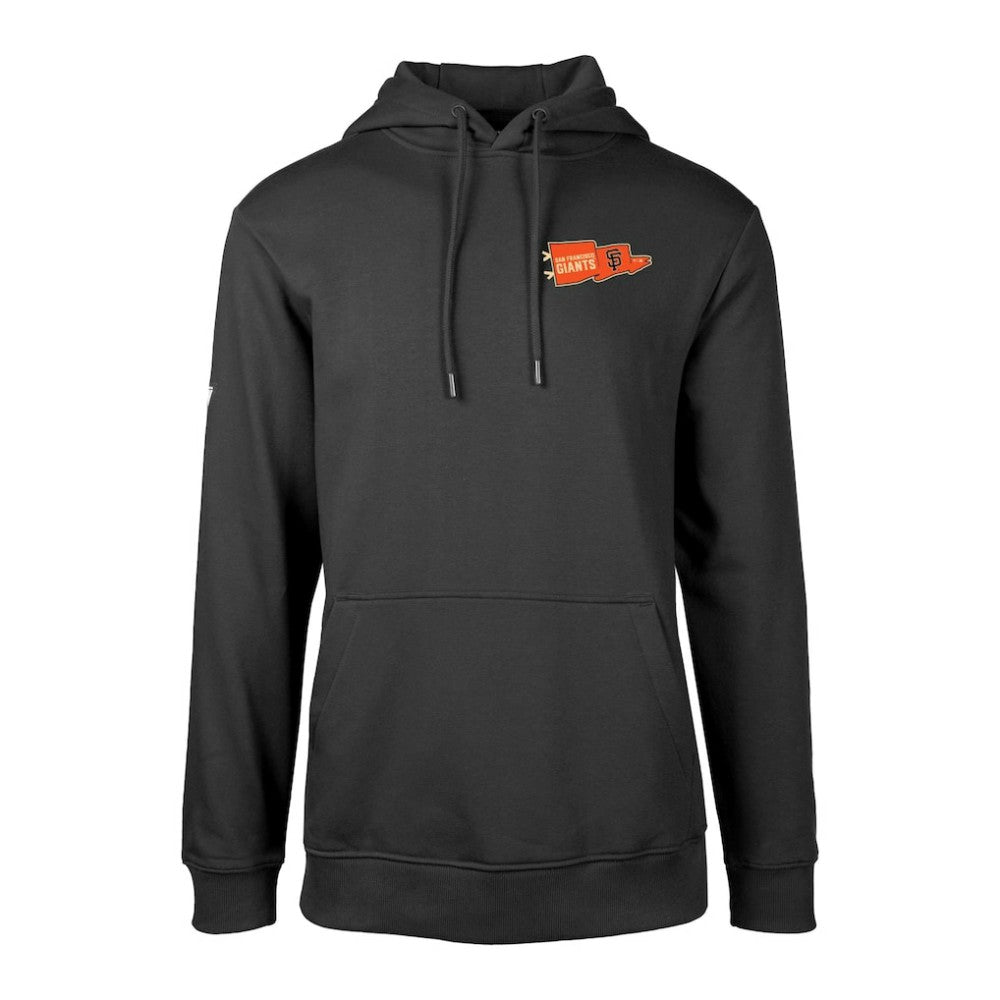 San Francisco Giants Levelwear  Podium Rafters Pullover Hoodie - Black Hoodies