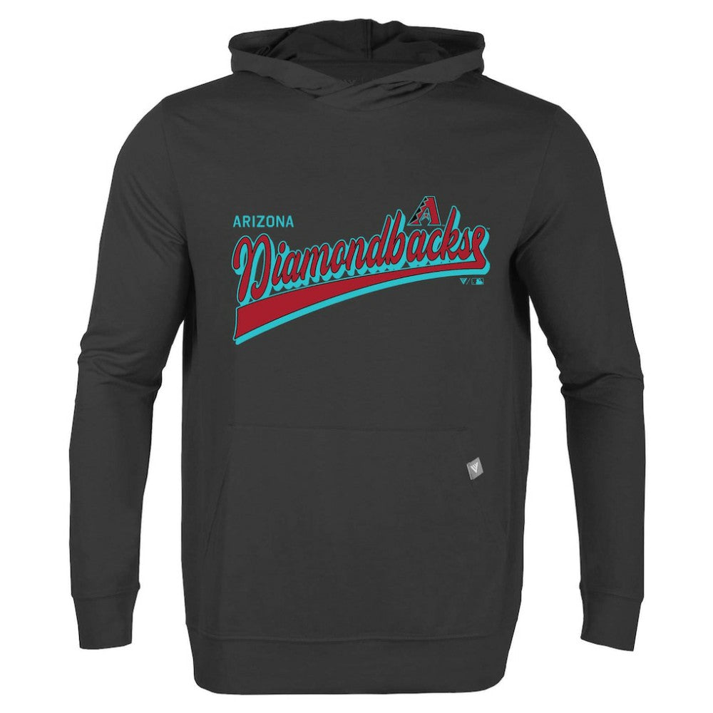 Arizona Diamondbacks Levelwear  Relay 2.0 Retro Pullover Hoodie - Black Hoodies