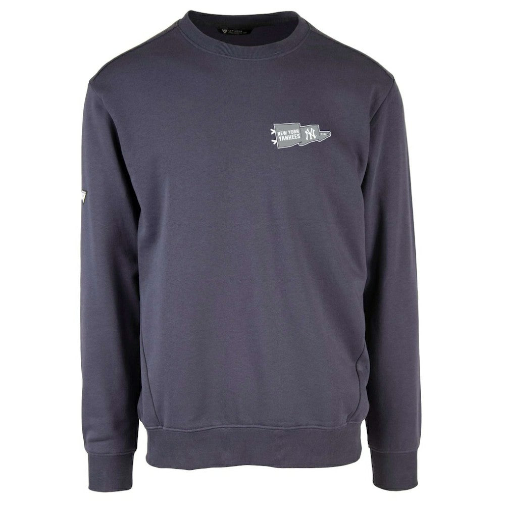 New York Yankees Levelwear  Zane Rafters Pullover Sweatshirt - Navy Pullover
