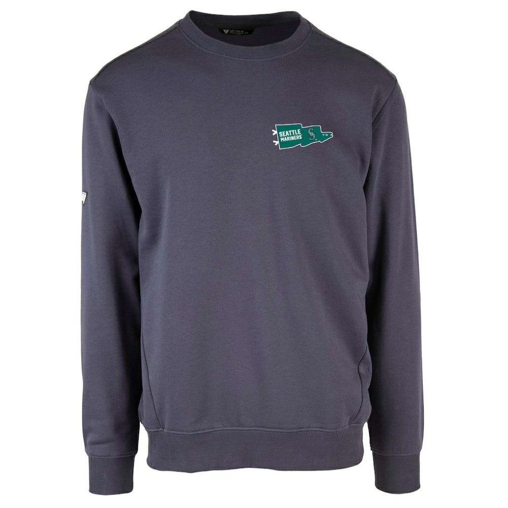 Seattle Mariners Levelwear  Zane Rafters Pullover Sweatshirt - Navy Pullover