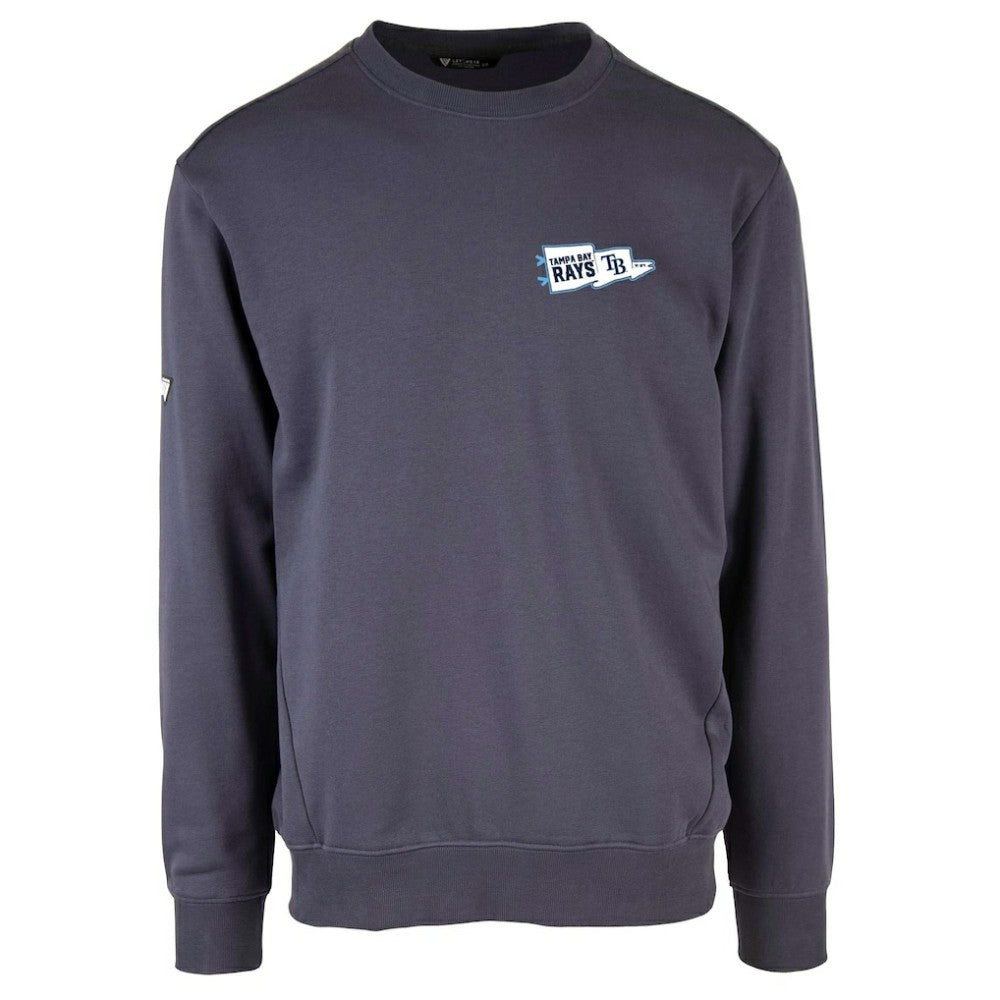Tampa Bay Rays Levelwear  Zane Rafters Pullover Sweatshirt - Navy Pullover