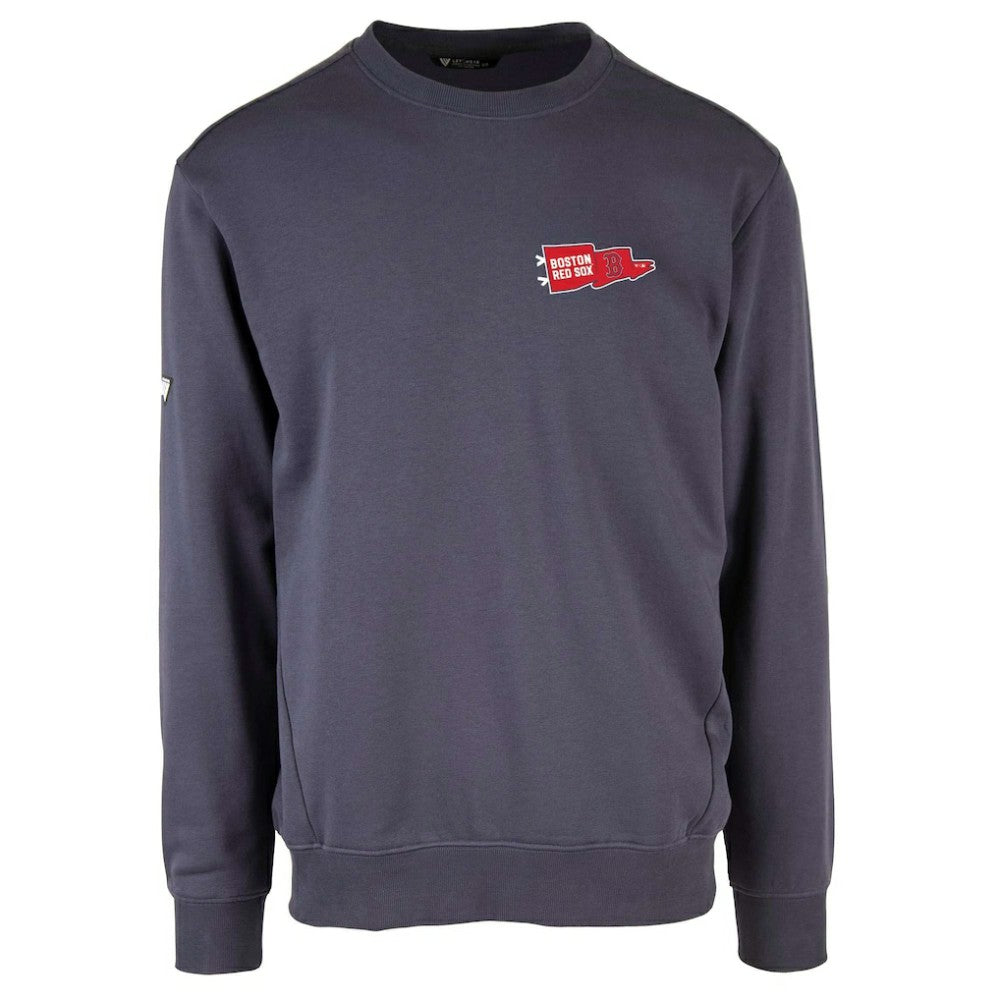 Boston Red Sox Levelwear  Zane Rafters Pullover Sweatshirt - Navy Pullover
