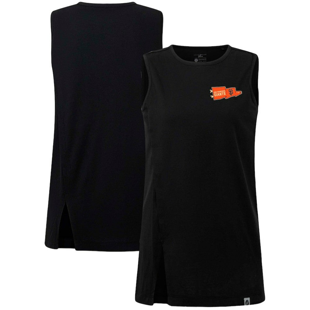 San Francisco Giants Levelwear Women's  Influx Rafters Tank Top - Black Tanks