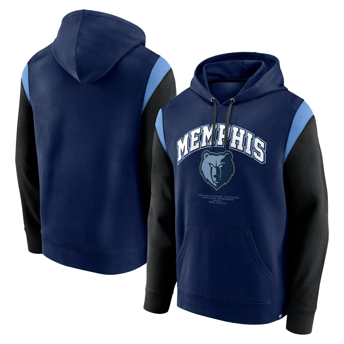 Memphis Grizzlies Scorer Pullover Hoodie Navy