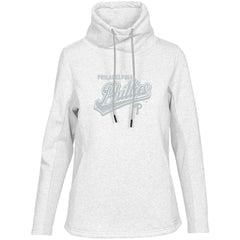 Philadelphia Phillies Levelwear Women's  Loop Sweep Pullover Sweatshirt - White Pullover