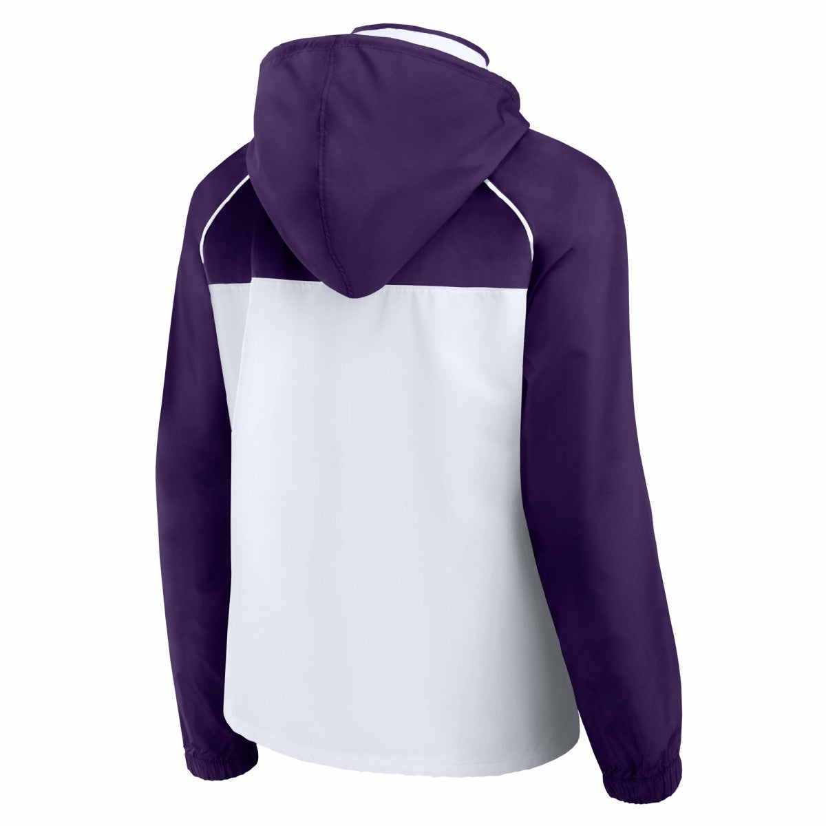 Phoenix Suns Women's Anorak Raglan Full-Zip Hoodie Jacket White/Purple